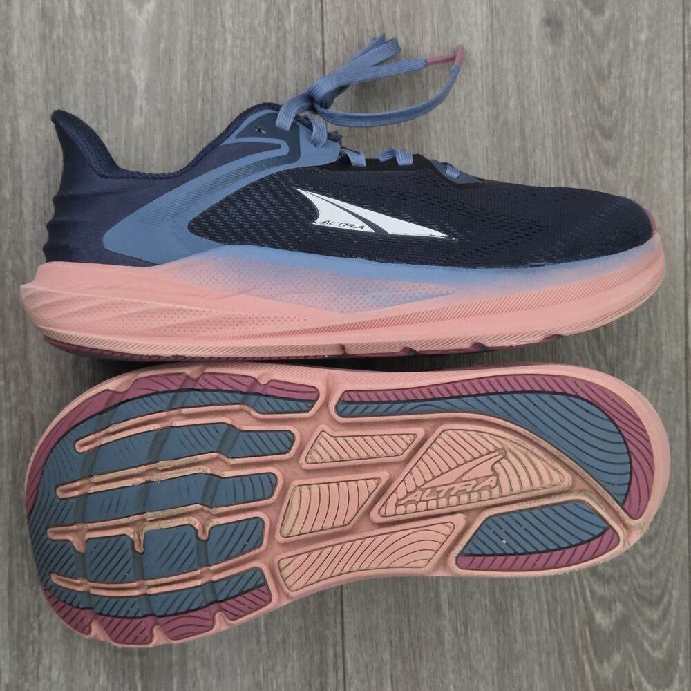 Altra Torin 8 Womens US 7 Navy Blue Pink Zero Drop Running Shoes AL0A85QF445 - Picture 10 of 16
